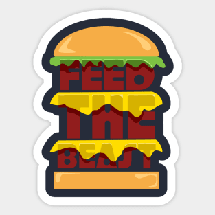 Feed The Beast - Cheese burger Sticker